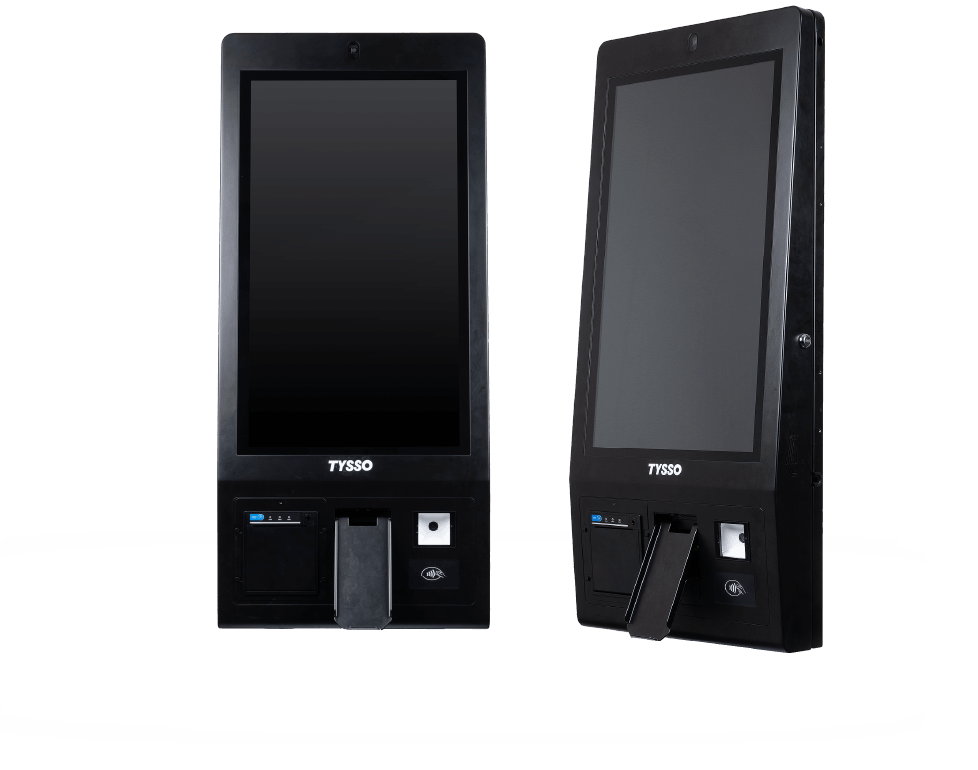 The Payment Kiosk with Large QR Code Scanner
